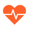 Heart health icon